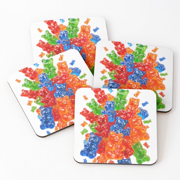 Item preview, Gummy Bear Maximalism - Colorful 3D Candy Pattern designed and sold by morikuma.