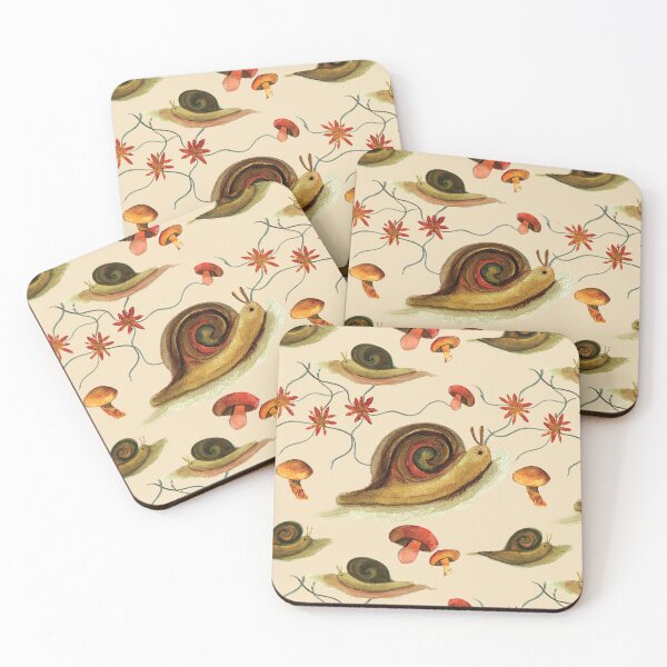 Item preview, Snails & Such on Cream designed and sold by jennifer-a-lane-design.