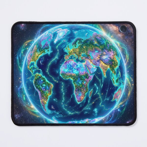 Item preview, One Night A New Earth – Futuristic Cosmic Earth designed and sold by lavanya11.