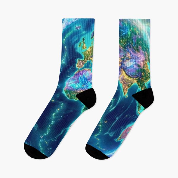 Item preview, One Night A New Earth – Futuristic Cosmic Earth designed and sold by lavanya11.
