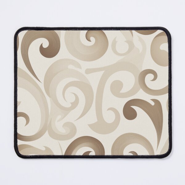 Item preview, Taupe Swirl Pattern in Neutral Tones designed and sold by haleymaree.