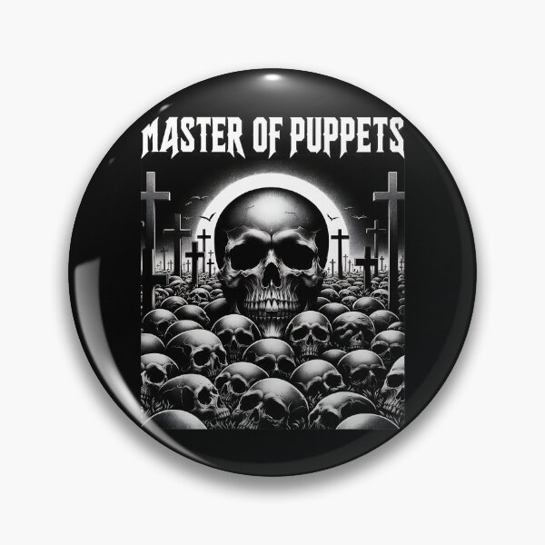 Item preview, Master of Puppets Skull Graveyard Metal -44 designed and sold by NapoEssoArts.