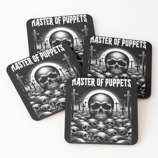 Item preview, Master of Puppets Skull Graveyard Metal -44 designed and sold by NapoEssoArts.
