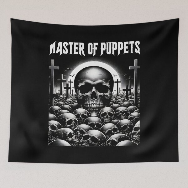 Item preview, Master of Puppets Skull Graveyard Metal -44 designed and sold by NapoEssoArts.