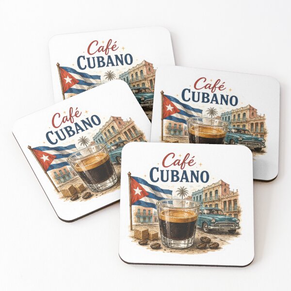 Item preview, Cuban Coffee – Cuban Coffee Lover Vintage Havana designed and sold by ChicClicker.