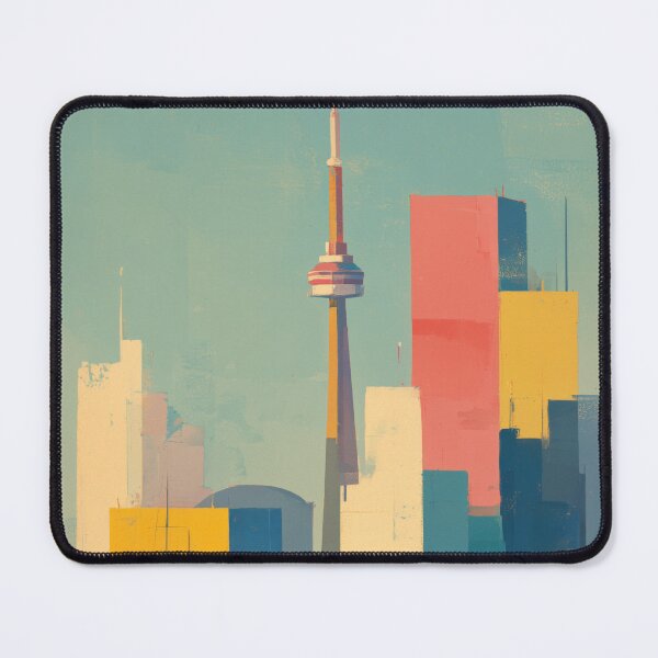 Item preview, Toronto Skyline, Painterly City Decor designed and sold by MarkedArtPrints.