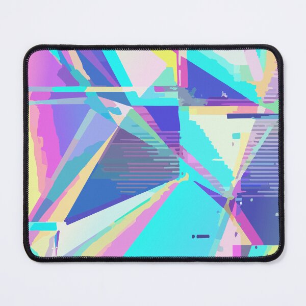 Item preview, Adversarial Prism Holographic Glitch Circle | Rainbow AI Pattern Art designed and sold by Uglyandcute.