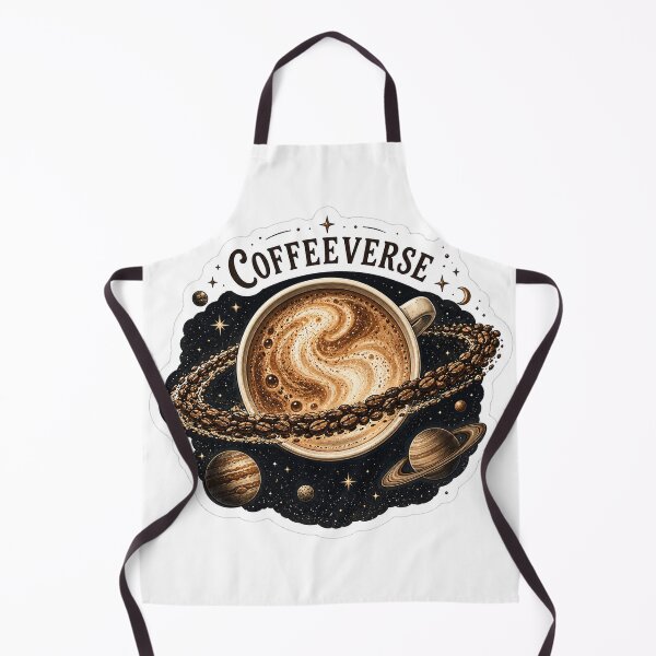 Item preview, Coffeeverse – Cosmic Coffee Planet & Coffee Bean Galaxy designed and sold by ChicClicker.