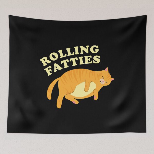 Item preview, Rolling Fatties Cat Design designed and sold by OlyvieArt.