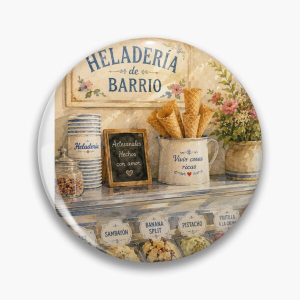 Item preview, Neighborhood Ice Cream Shop – Flavors of Yesteryear | Argentine Essence designed and sold by Esencia Argentina.