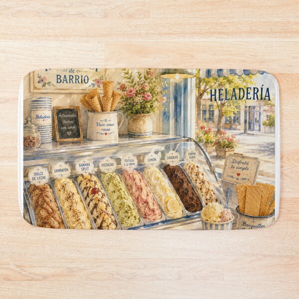 Item preview, Neighborhood Ice Cream Shop – Flavors of Yesteryear | Argentine Essence designed and sold by Esencia Argentina.
