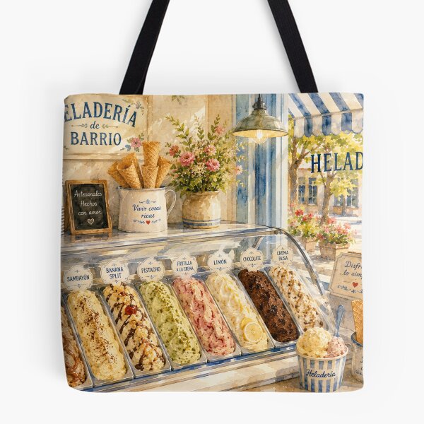 Item preview, Neighborhood Ice Cream Shop – Flavors of Yesteryear | Argentine Essence designed and sold by Esencia Argentina.