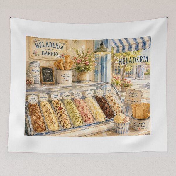 Item preview, Neighborhood Ice Cream Shop – Flavors of Yesteryear | Argentine Essence designed and sold by Esencia Argentina.