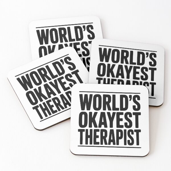 Item preview, World's Okayest Therapist designed and sold by Frank Ring.