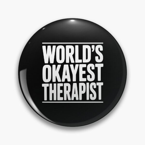 Item preview, World's Okayest Therapist designed and sold by Frank Ring.