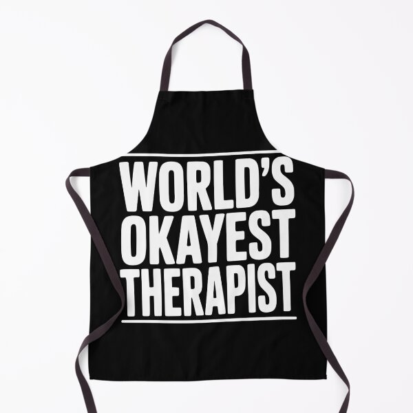 Item preview, World's Okayest Therapist designed and sold by Frank Ring.