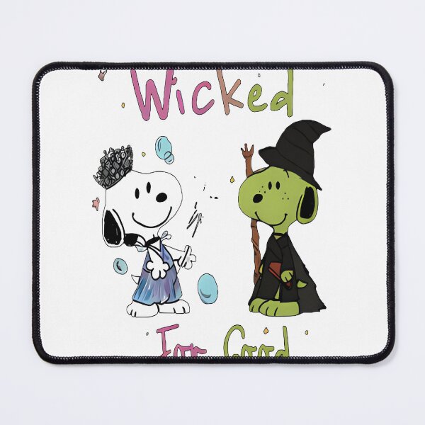 Item preview, Snoopy Meets Wicked: Pink & Green Witch Design – For Good Bestie Gift | ⭐⭐⭐⭐⭐ designed and sold by Anotherdoctor.