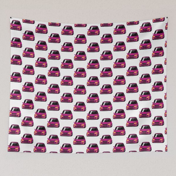 Item preview, Pink Lexus Is Car Illustration – Sleek Sports Sedan Art Print | ⭐⭐⭐⭐⭐ designed and sold by oehau.