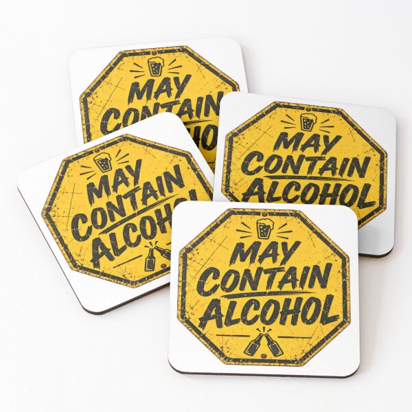 Item preview, May Contain Alcohol Drinking Humor Beer Lover Party Enthusiast designed and sold by SkeletonsDanger.