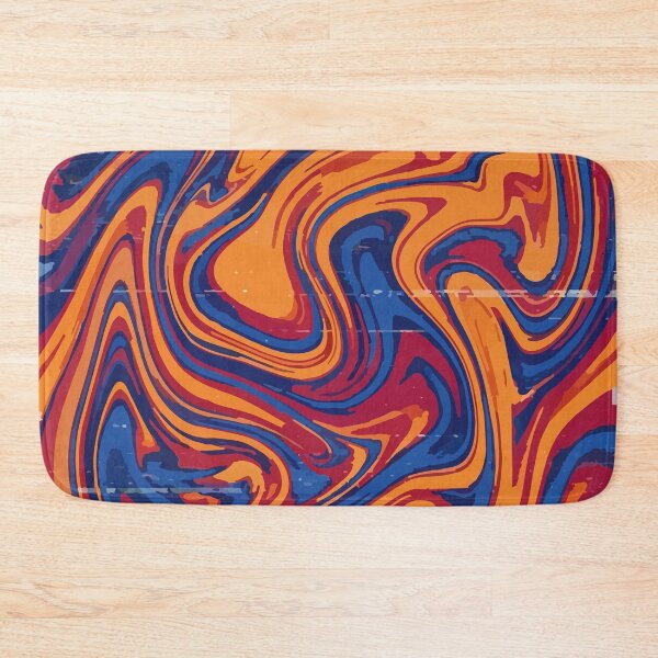 Artikelvorschau, Adversarial Orange Blue Swirl Glitch | Vibrant Abstract Data Art entworfen und verkauft von Uglyandcute.