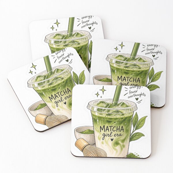 Artikelvorschau, Matcha Girl Ära – Ästhetik des Iced Matcha Latte entworfen und verkauft von ChicClicker.