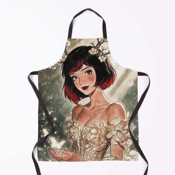 Item preview, Ethereal White Floral Fairy Cherry Blossom Antlers designed and sold by Hen-C-Art.