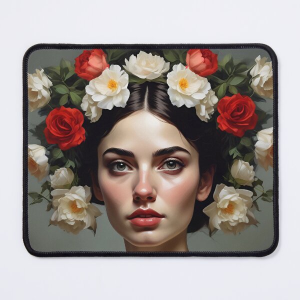 Item preview, Woman with flowers designed and sold by MK26Designs.