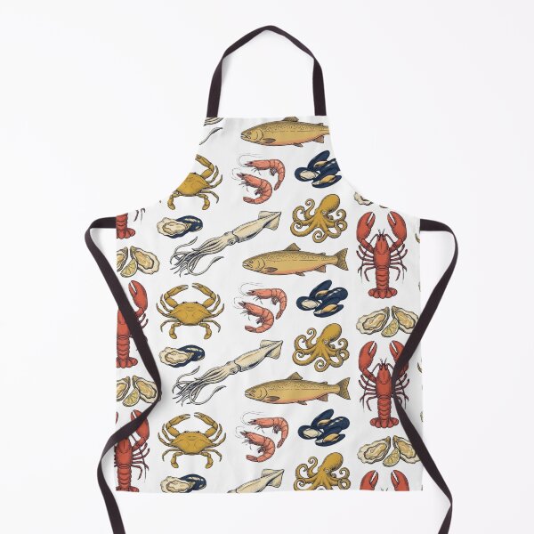 Item preview, Seafood Assortment Vector Illustration | Crab Lobster Shrimp Ocean Art designed and sold by Ditstyle.