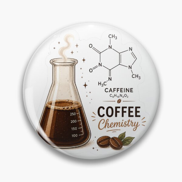 Item preview, Coffee Chemistry – Caffeine Molecule Science Coffee Lover designed and sold by ChicClicker.