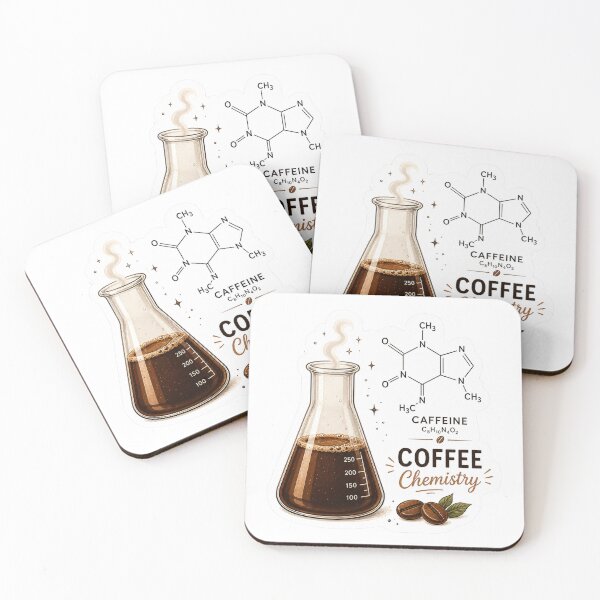 Item preview, Coffee Chemistry – Caffeine Molecule Science Coffee Lover designed and sold by ChicClicker.