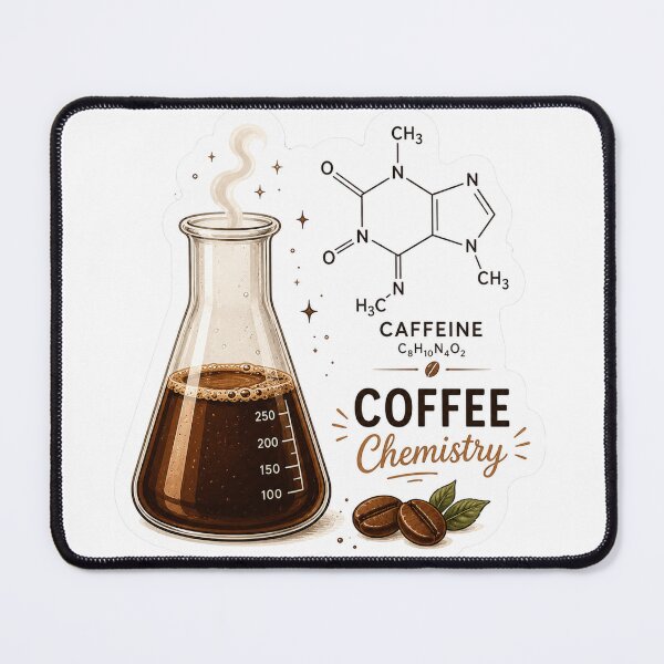 Item preview, Coffee Chemistry – Caffeine Molecule Science Coffee Lover designed and sold by ChicClicker.