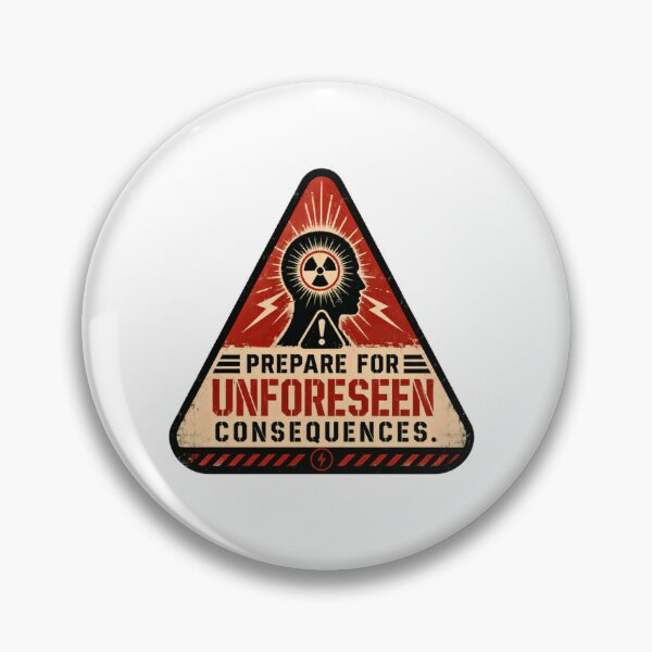 Item preview, Prepare For Unforeseen Consequences Half-Life Gamer Science Fiction Warning designed and sold by SkeletonsDanger.