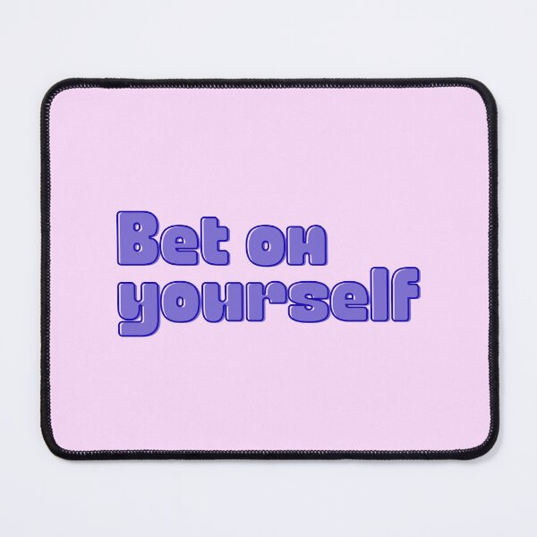 Item preview, Bet On Yourself Motivational Confidence Quote designed and sold by jianina-alondra.