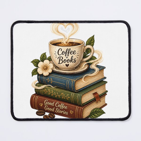Item preview, Coffee and Books – Cozy Reading & Coffee Lover Aesthetic designed and sold by ChicClicker.
