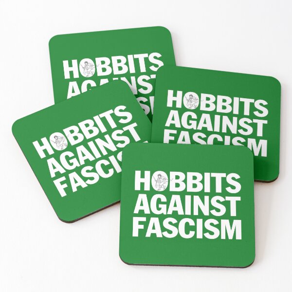 Item preview, Hobbits Against Fascism designed and sold by claudiatoman.