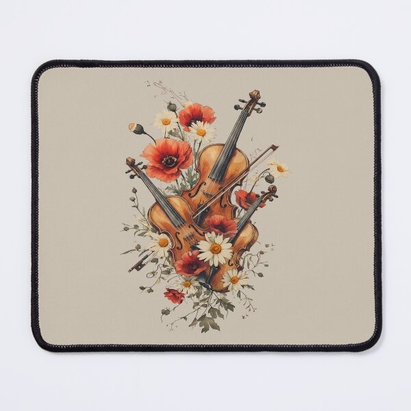 Item preview, Violin in Flowers – Music Is Power designed and sold by Art-Arcade6.