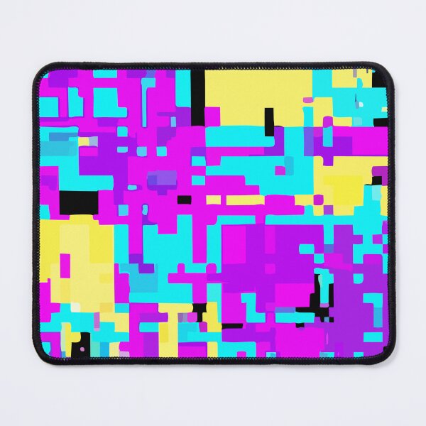 Item preview, Adversarial Magenta Cyan Glitch Noise | Vivid AI Data Burst Art designed and sold by Uglyandcute.