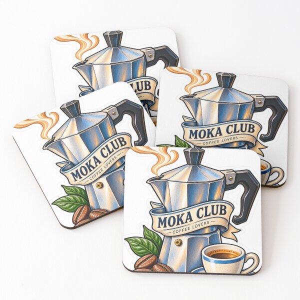 Item preview, Moka Club – Italian Moka Pot Coffee Lovers designed and sold by ChicClicker.