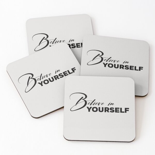Item preview, Believe in Yourself – Inspirational Motivational Quote designed and sold by RajDeals.
