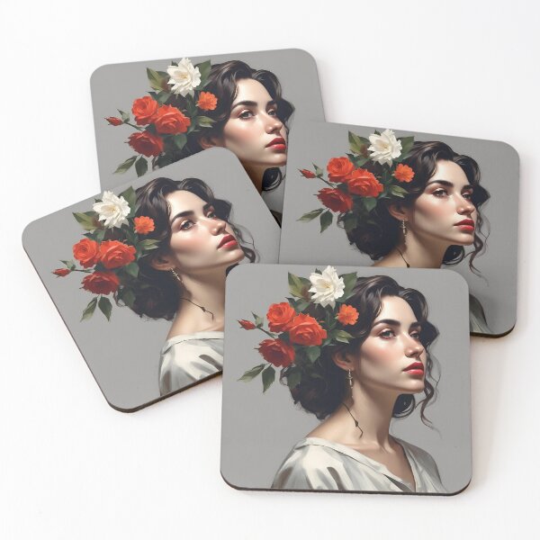 Item preview, Woman with flowers  designed and sold by MK26Designs.