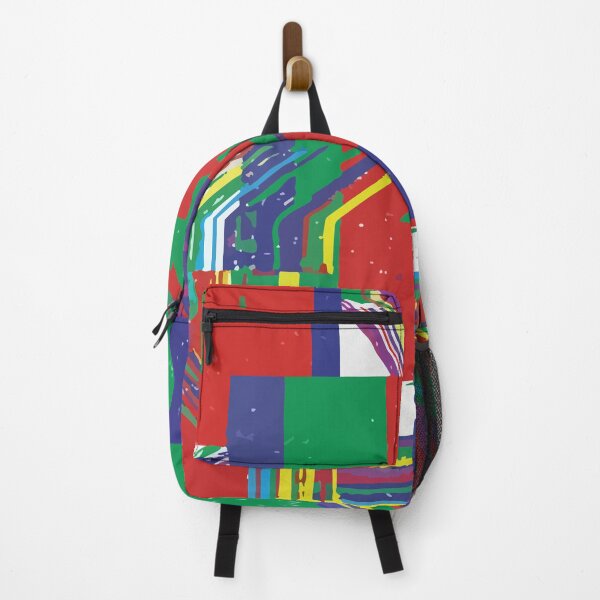 Item preview, Adversarial Red Green Blue Glitch Grid | Bold Data Corruption Art designed and sold by Uglyandcute.