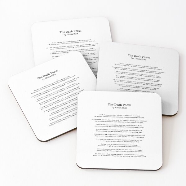 Item preview, The Dash Poetry Print - Poem By Linda Ellis designed and sold by corbrand.