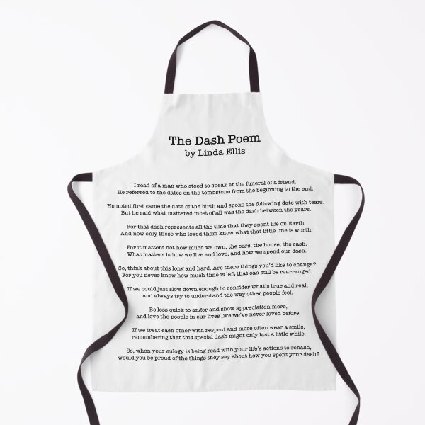 Item preview, The Dash Poetry Print - Poem By Linda Ellis designed and sold by corbrand.