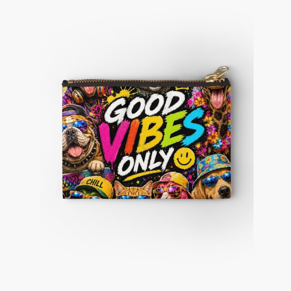 Item preview, Funny Animals Good Vibes Only – Colorful Party Animal Crew designed and sold by Molli98.