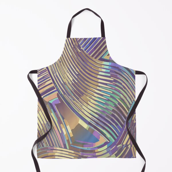 Item preview, Adversarial Golden Glitch Wave Pattern | Metallic Tan Data Art designed and sold by Uglyandcute.