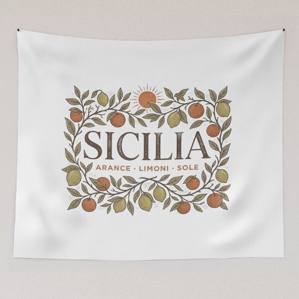 Item preview, Sicilia arance limoni sole designed and sold by Miming.
