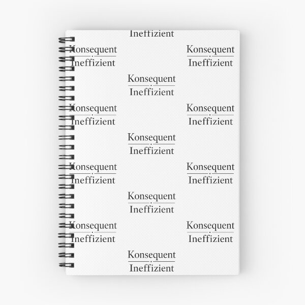 Item preview, Consistently Inefficient designed and sold by Nothing Is Trivial.