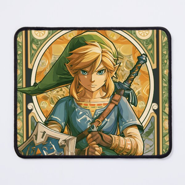 Item preview, Legend Of Zelda - Link - Arte Nouveau Style Fanart designed and sold by AKoukisOfficial.