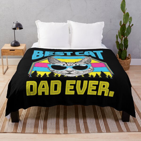 Item preview, Best Cat Dad Ever Retro Sunglasses Cat Art designed and sold by OlyvieArt.