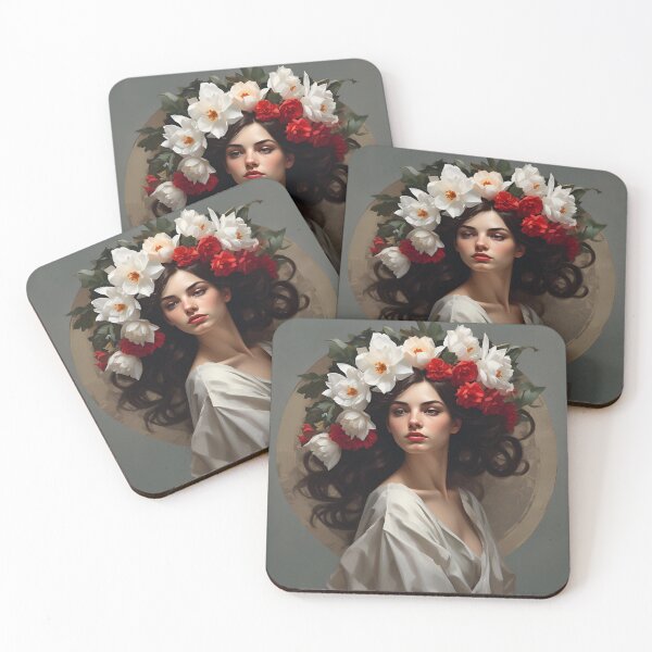 Item preview, Woman with flowers  designed and sold by MK26Designs.